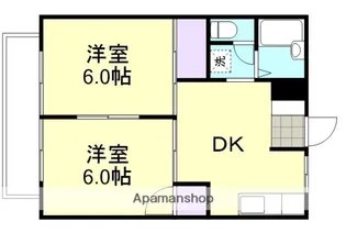 シティハイツ都【2階】の間取り