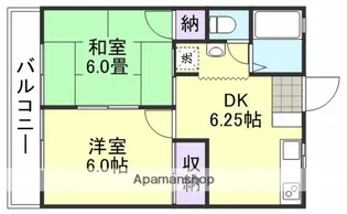 サンウッド五輪【2階】の間取り