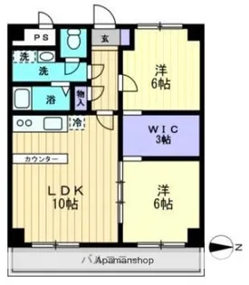 グレースタワー【8階】の間取り