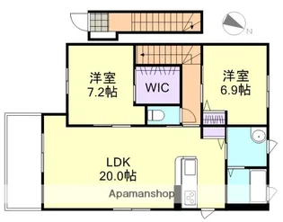 フロラシオン【2階】の間取り