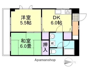 ファミーユ【3階】の間取り