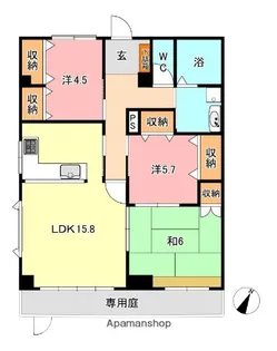 ファミーユ【1階】の間取り