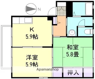 VILLA ETOILE【1階】の間取り