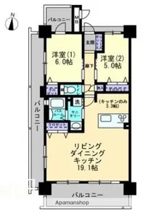 アルファライフ倉敷白壁通り【3階】の間取り
