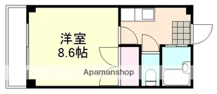 スカイマンション【3階】の間取り