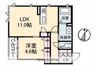 ルヴニール【2階】の間取り