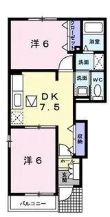 グラン・エスペールA棟【1階】の間取り