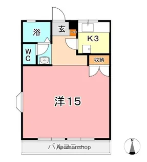 ブールブランシュ B【1階】の間取り