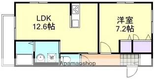 ソレイユみそら【1階】の間取り