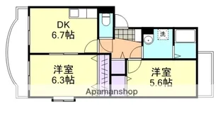 サンテメゾン【1階】の間取り