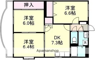 ブライトコート Ⅰ【3階】の間取り