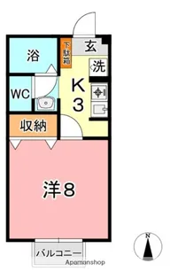 セジュール大樹【1階】の間取り