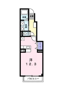 oAzo A棟【1階】の間取り