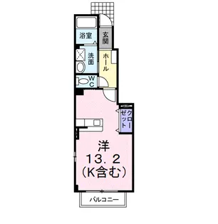 ブリーズ【105号室】の間取り