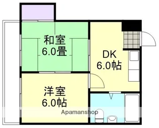 岡本ビル【2階】の間取り