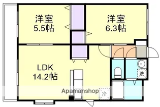 グランメールK【3階】の間取り