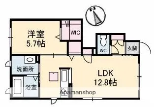 ウェルフェア【1階】の間取り