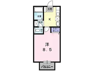 アーバンライフ小野【2階】の間取り