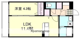 マンション・美【2階】の間取り