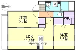 プリムローズ【2階】の間取り