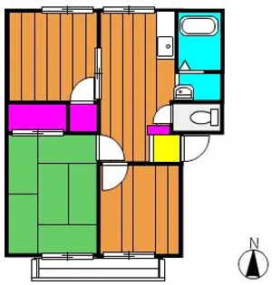 メゾンセンチュリー【2階】の間取り