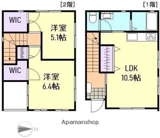 AKAHAI HOUSE【1階】の間取り