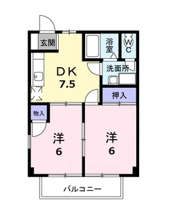 エトワール【1階】の間取り
