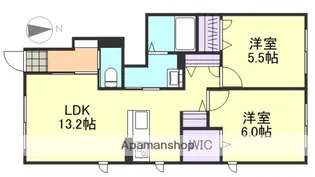 テラスコート船穂 C棟【1階】の間取り