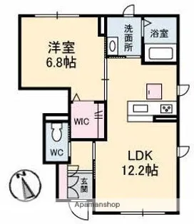 グラン・ノワ【1階】の間取り