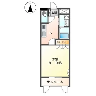 コンテンポラリースクエア【2階】の間取り
