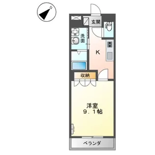 スタイリッシュ・レジデンスⅡ【2階】の間取り