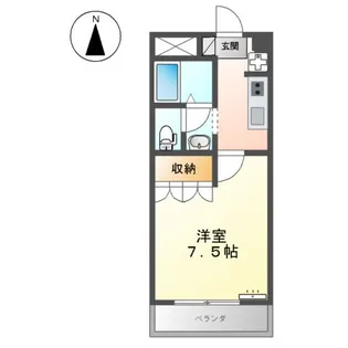 グリーンパレスⅢ【1階】の間取り