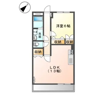 サンガーデン【202号室】の間取り
