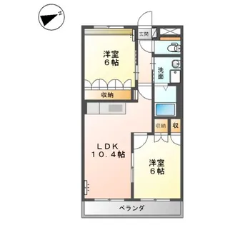 ルノアール【2階】の間取り
