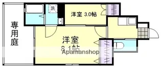 CUBIO MIZUE【1階】の間取り