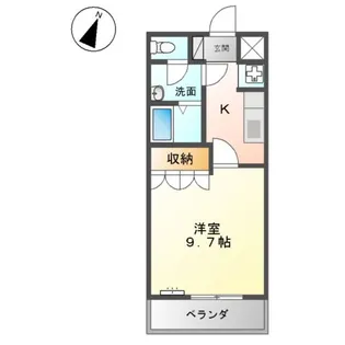 カタマ ポポラーレ【1階】の間取り