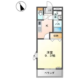 プレパルク【2階】の間取り