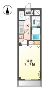 ルミエール【1階】の間取り