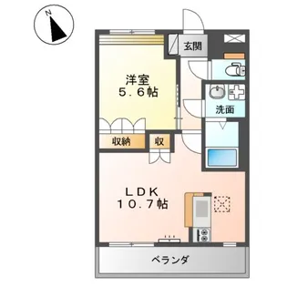 フローラルスクエア【1階】の間取り