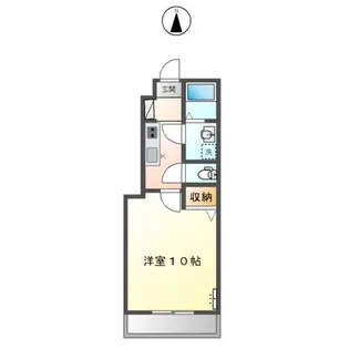 アクエルド【1階】の間取り