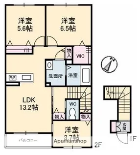 ニンナ・ナンナ A棟【2階】の間取り