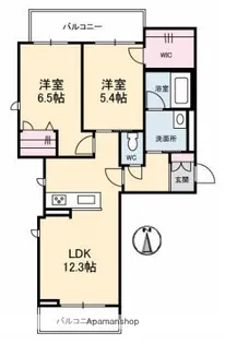 ル・ココン【3階】の間取り