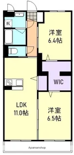 グランスイートⅡ【3階】の間取り