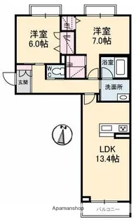 グラン クレール【2階】の間取り