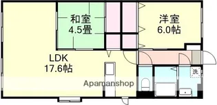 アプランドルⅣ【2階】の間取り