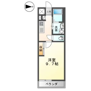 シェノン【202号室】の間取り