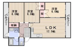 ドミール93【3階】の間取り
