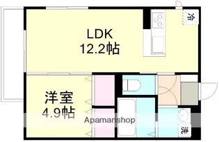 フォルティス倉敷 B棟【1階】の間取り