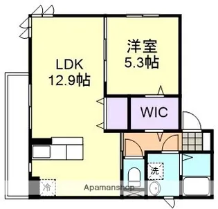 クラージュ【1階】の間取り