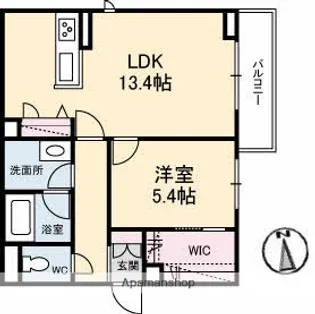 シャーメゾンプレシャス【3階】の間取り